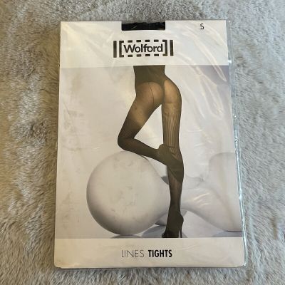 NIP Wolford Black Lines Tights (Sz S) MSRP$55